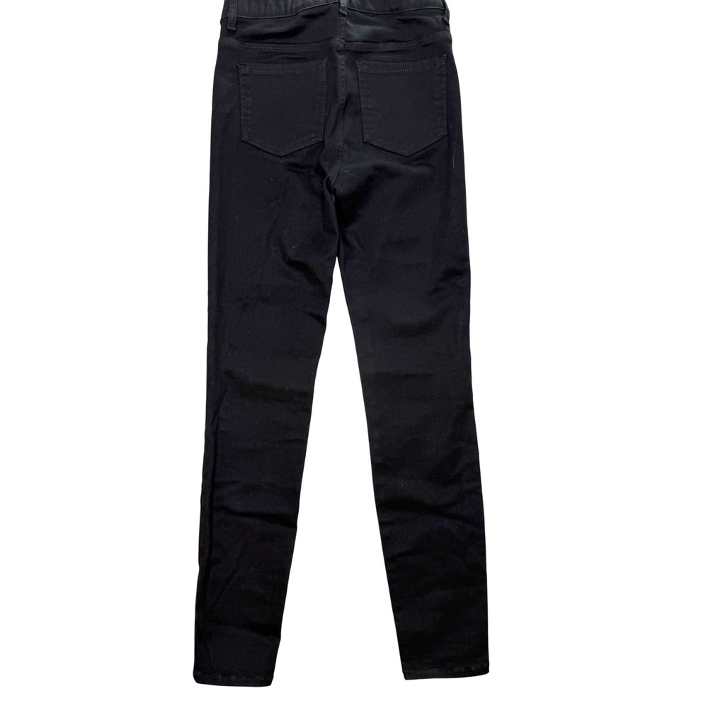 New Sweetlegs Skinny Jeans Black Jeggings High Rise Stretch Edgy Minimalist S